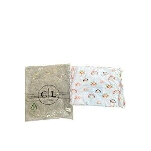 Caden Lane Baby Swaddle Blanket Rainbows New In Package